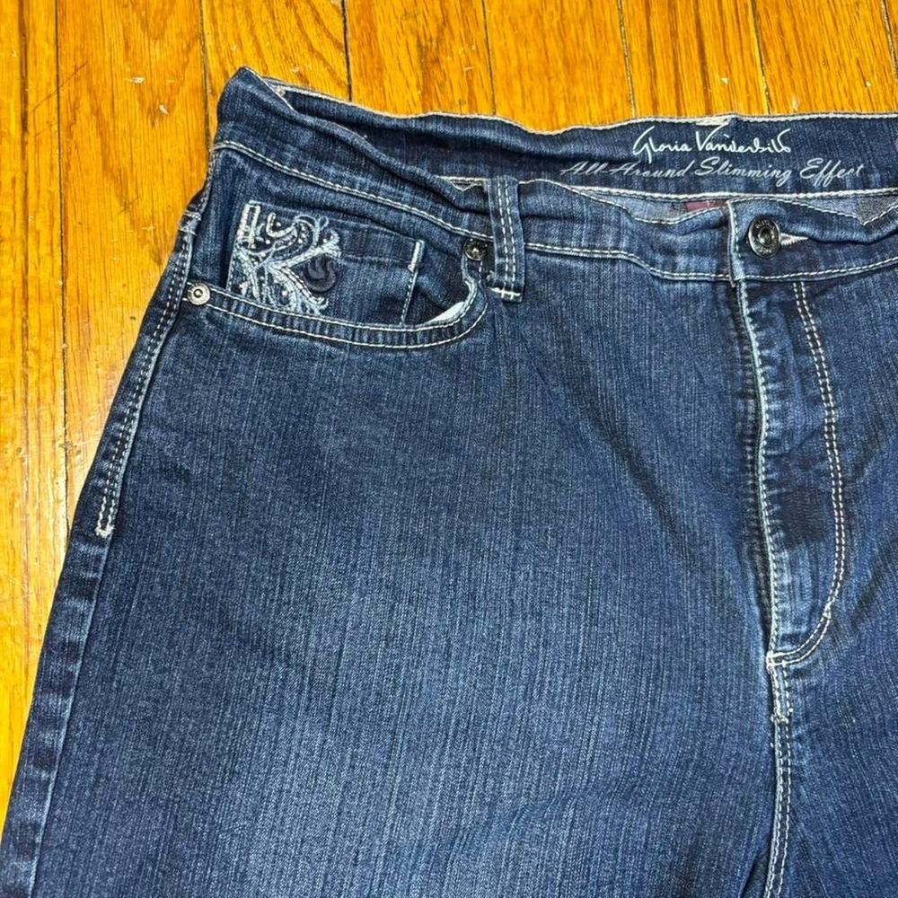 Y2K style Gloria Vanderbilt Amanda capri jeans size 12 - Picture 3 of 8